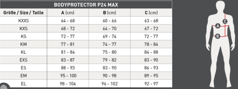 Bezpečnostní vesta pro děti SWING P24 Max XS