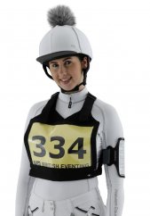 Jezdecká vesta se startovním číslem Premier Equine