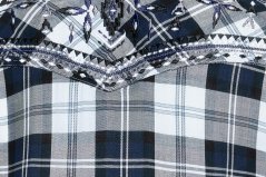 Dámská westernová košile PASADENA BLUE SHORT