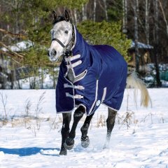 Nepromokavá deka pro koně s pevným krčním dílem WEATHERBEETA COMFITEC ESSENTIAL 360g