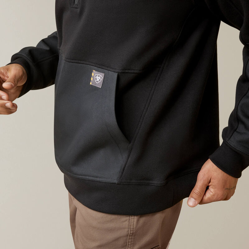 Pánská mikina Ariat Rebar Workman Duracanvas 1/4 Zip