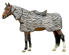 Deka síťovaná jezdecká HKM Zebra-125cm