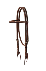 Western bridle WEAVER Buffalo Leather
