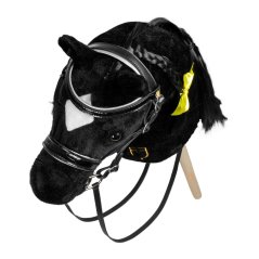 Leather shiny bridle for Hobby Horse Equestro
