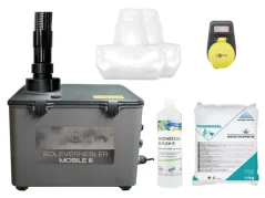 Štartovacia sada nebulizátora s fyziologickým roztokom Equosonic mobile III veľký 50ml/min 100mm