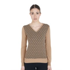 Equestro Damenpullover V-Neck