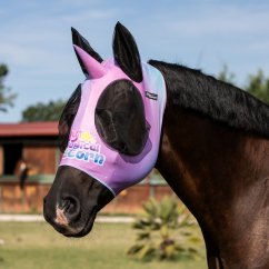 Lycra anti-fly mask with ear cover net UNICORN