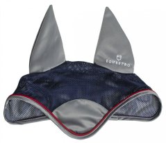 Čabraka EQUESTRO Red trim-NAVY/ŠEDÁ