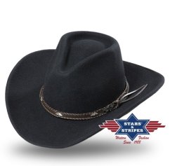 Westernový klobouk Dallas černý