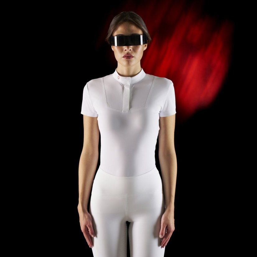Equestro Ridertechnology Damen-Poloshirt mit Knöpfen