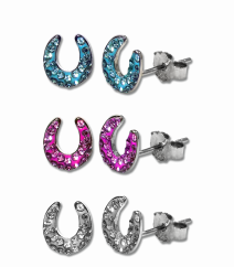 Stud earrings horseshoe