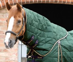 Stájová deka pro koně s krčním dílem Premier Equine Lucanta 200g