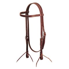 Westernová uzdečka WEAVER Latigo Leather s prošíváním