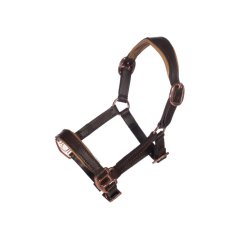 Leather halter for Hobby horsing HKM Kids