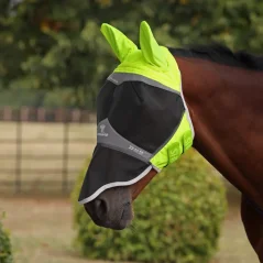 Maska Shires FlyGuard Pre Hi-Viz Fine Mesh, +70% UV