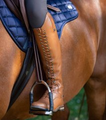 Vysoké jezdecké kožené boty Premier Equine Maurizia