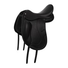 Equestro Dressursattel aus doppeltem Leder