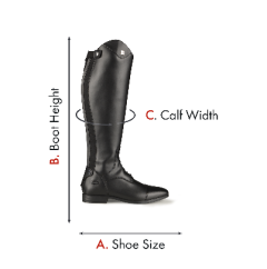 Vysoké jezdecké boty Premier Equine Altura, syntetické-42W