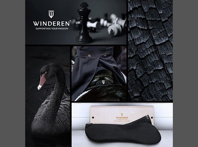 Drezurní podložka pod sedlo Winderen Comfort 18mm - Barva: Černá (Coal), Velikost: 17"