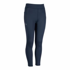 Jezdecké legíny HKM Alice Kids silikon sed