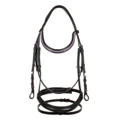 Anatomic Leather bridle with rhinestone EQUESTRO