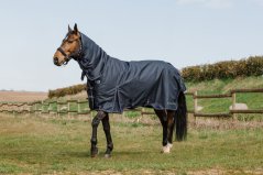 Nepromokavá deka pro koně s krčním dílem EQUITHÈME Anatomic Combo 1200D 0g