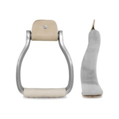 POOL'S Shaped aluminum western stirrups