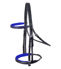 Uzdečka STAR Diamond modrá Shetty