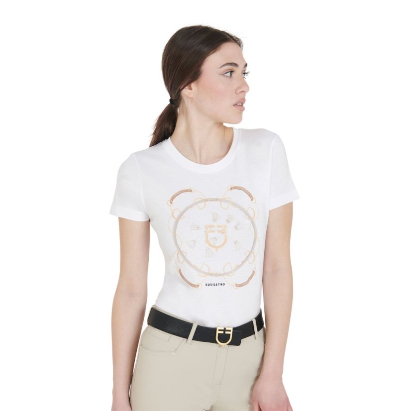Dámské tričko Equestro slim-fit Logo