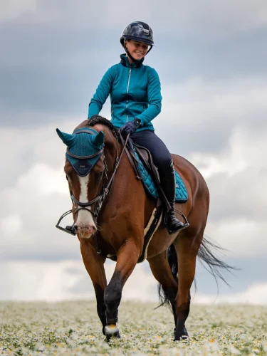 Podsedlová dečka Equestrian Stockholm Aurora Blues Jump