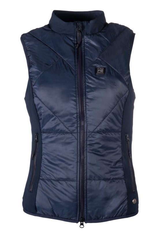 Jezdecká vyhřívaná vesta HKM Slimline- Style (s baterií/powerbankou)