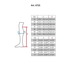 Dětské vysoké jezdecké boty HKM Valencia 40