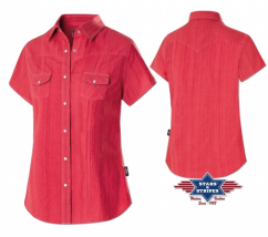 Dámská westernová košile MALINA RED