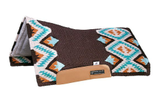 Westernová podsedlová deka CSF SAN JAQUINTO - CHOCO