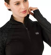 Dámské funkční tričko s dlouhým rukávem Horseware AVEEN half zip