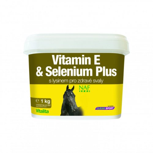 Vitamin E a selen pro správnou funkci svalů koní NAF 2,5 kg