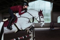 Podsedlová dečka Equestrian Stockholm Bordeaux Jump
