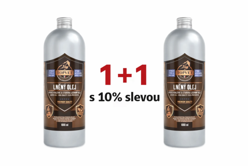 Lněný olej 2x 1l TOPVET