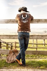 Pánská westernová bunda DECKER brown