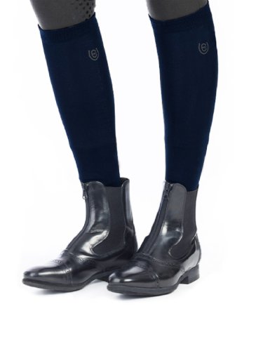 Equestrian Stockholm Bamboo Navy knee socks