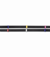 Waldhausen X-Line anti-slip reins with colored bars