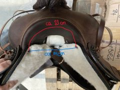 Westernové sedlo Waldhausen 16" pro velké koně