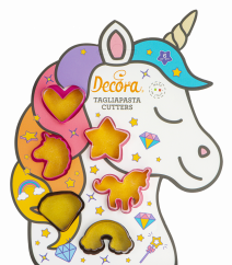 Cookie cutter set unicorn magic world, 6 pieces