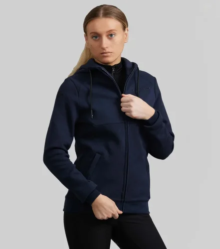 Legato Hooded Full-Zip Sweatshirt Phantom