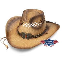 Slaměný klobouk BUTTERFLY