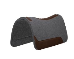 Wool Felt Contoured Western Saddle Pad, 3/4"