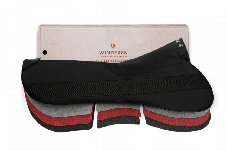 Skoková korekční podložka pod sedlo Winderen Comfort 18mm
