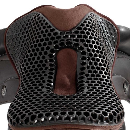 Dressage saddle cover ACAVALLO Gel-Out Ortho-Pubis Hexagonal