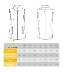 Dámská vesta Equestro Windproof