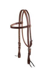 Synergy® Harness Leather Headstall with Designer